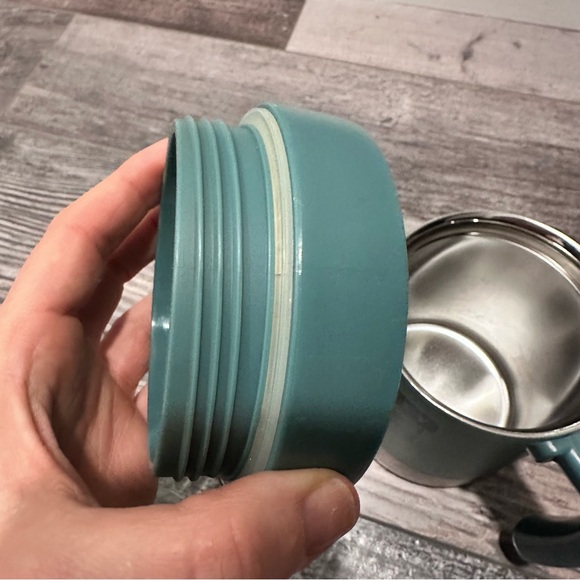 Vintage Stanley “Special Edition” Teal Handled Steel Travel Mug; 18 OZ - Picture 8 of 13